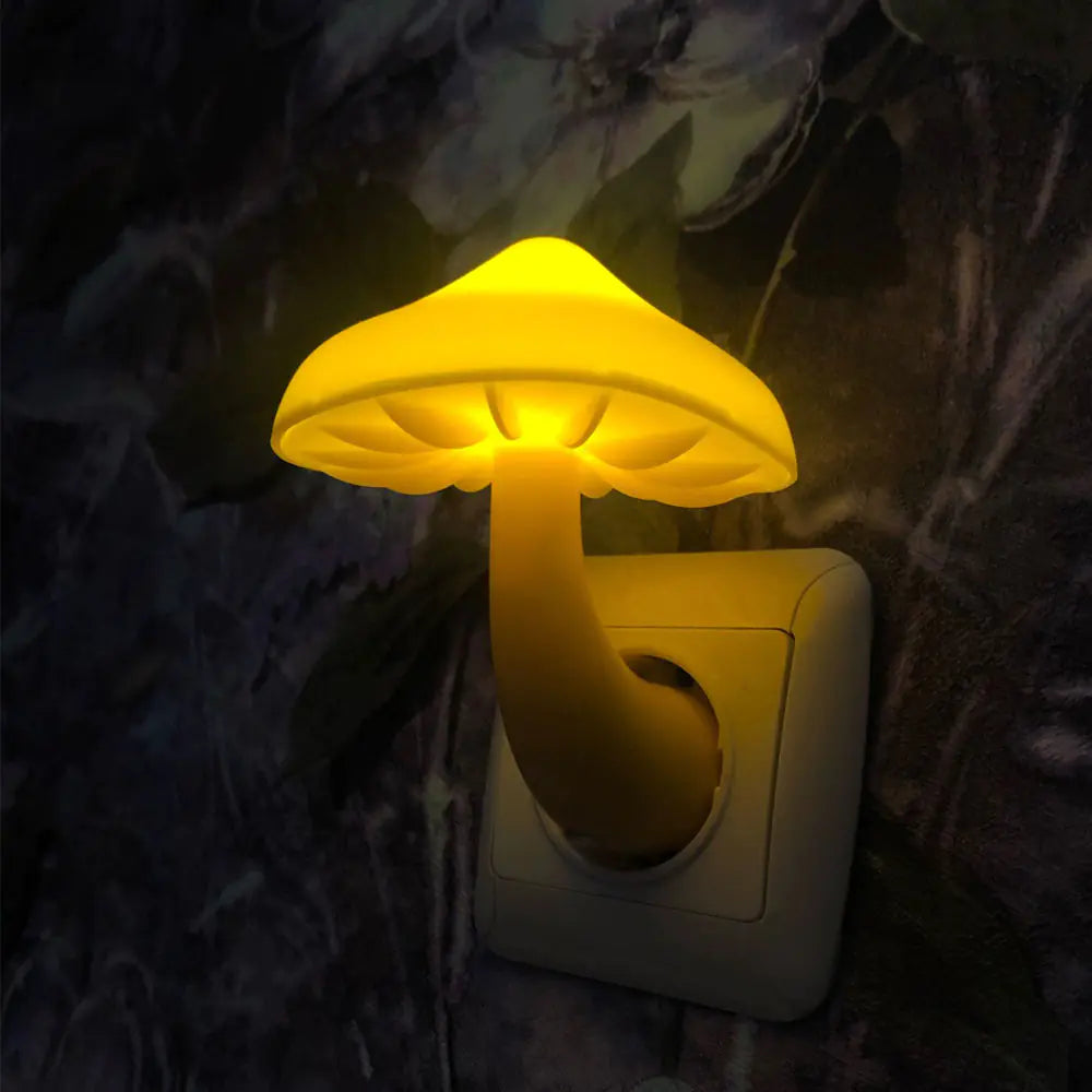 Mushroom Night Light with Sensor